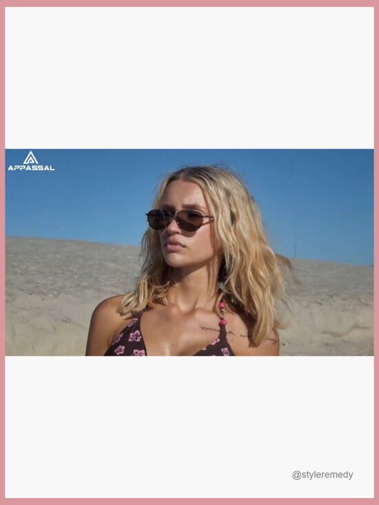 Retro Aviator Sunglasses with Metal Frame and UV400 Lenses main image 5